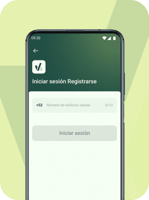 Regístrate en la app