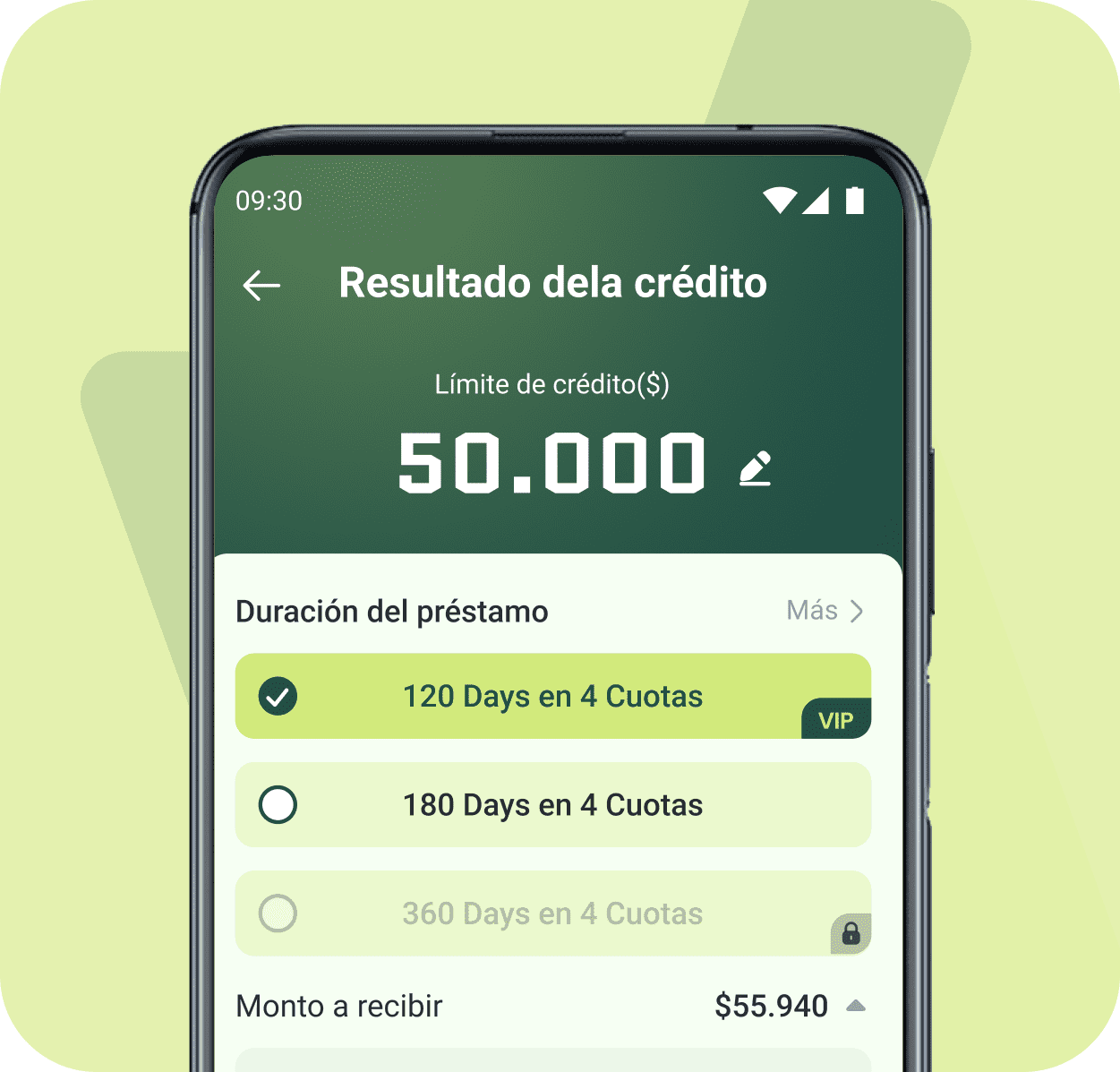 Elige tu fecha de pago